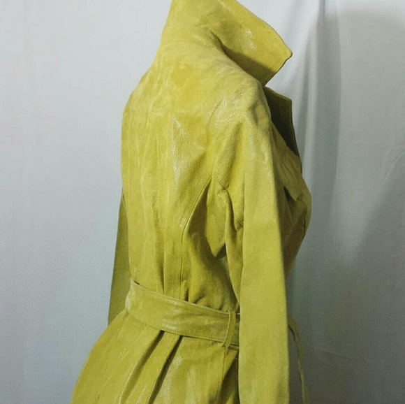 Kenar Micro-Leather Scales Coat-Size 4 - Picture 5 of 8